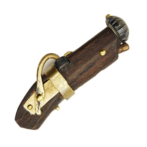 Netsuke con pistola - , fiammifero