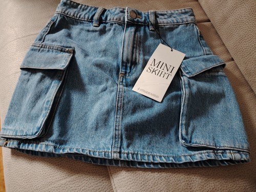 Minigonna jeans stradivarius - minigonna,