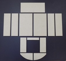 Rivestimento camera di combustione A per stufa Skantherm Mento ricambi camera di combustione