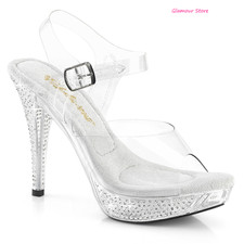 Sexy sandali strass tacco - tacco, 11,5