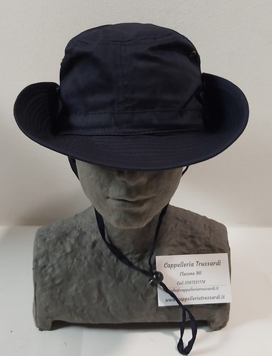 Cappello cowboy cotone blu - cotone,