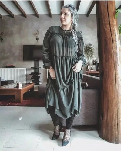 Abito zara verde bottiglia - abito,