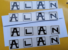 ALAN BRAND DECALS SIZE  18.3 x