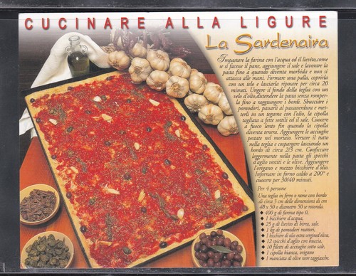 Cartolina liguria tavola - cartolina, a