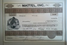 Stock CERTIFICATI AZIONARI