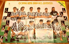 JUVENTUS - MAXI POSTER COPPA UEFA 1989-90 INSERTO GUERIN SPORTIVO