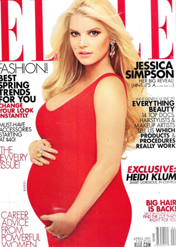 Elle magazine jessica simpson - elle,