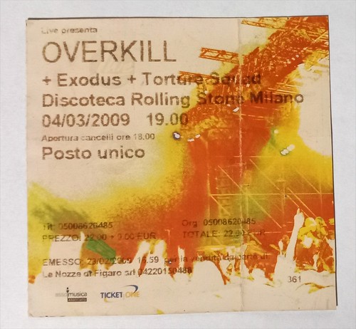 Biglietto concerto discoteca - concerto,