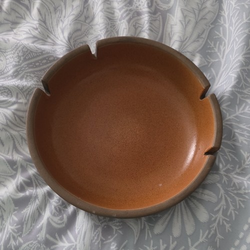 Posacenere ceramica marrone