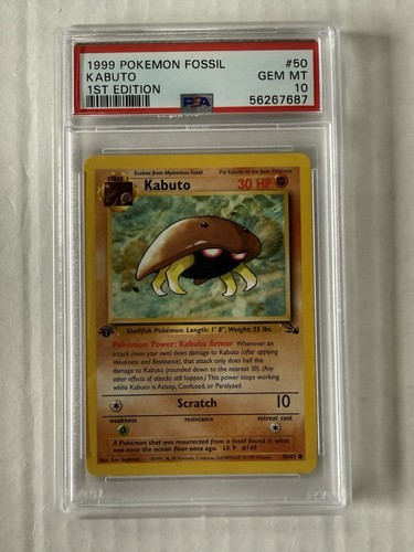 Pokemon fossil 1999 - fossil, 1°