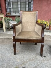 Poltrona Impero In Noce