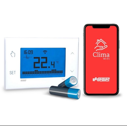 Termostato wifi batteria - termostato,