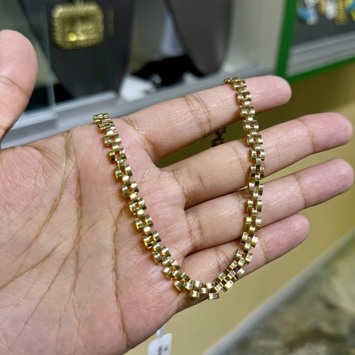 Collana catena maglia ostrica