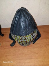 CUFFIA IN PELLE PER AUTO/MOTO ANNI 50/60