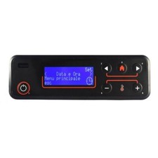 Tastiera Display LCD PM046 Micronova 6 tasti, per stufe a pellet CADEL- MCZ Ecc.