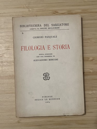 Filologia storia giorgio - filologia,