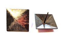 Chiodo a Borchia in Ferro Battuto Quadro Nero mm. 40x40  Pz. 20 GHIDINI