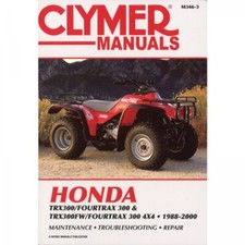 Honda TRX300 FOURTRAX300 TRX300FW 4x4 (1988-2000) Quad manuale officina Clymer