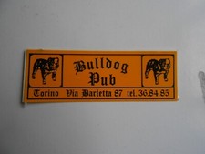 adesivo-sticker-BULLDOG PUB-cm.5,5x16-cs.10