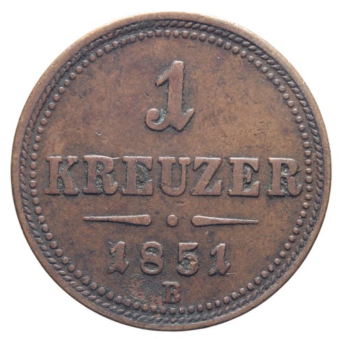 Austria 1 kreuzer 1851 - austria,