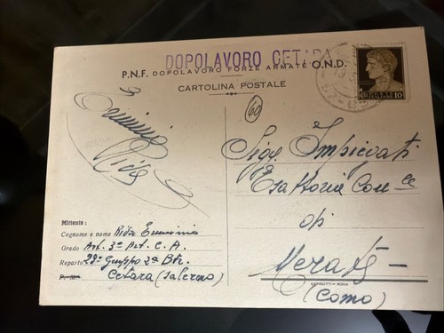 Cartolina militare propaganda - cartolina,