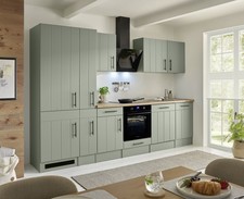 Cucina Lineare Country Verde
