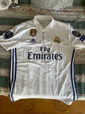 Real Madrid Maglia Calcio Vintage Home Champions League 2016/2017 Adidas M/L