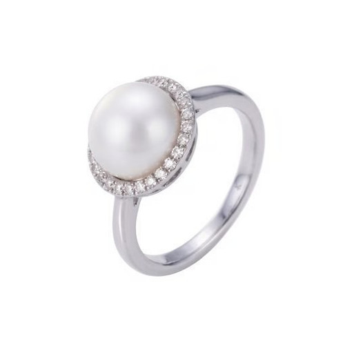 Anello oro bianco 750 - anello, in