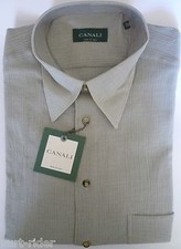 camicia uomo CANALI 100%