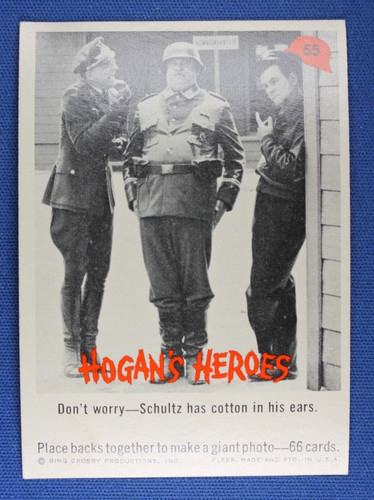 1965 fleer hogans heroes - hogans, #55