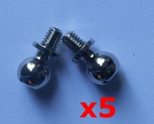 Tamiya Supershot/Boomerang Connettori a sfera 8 mm (x5) NUOVI 3455138 58054 58055