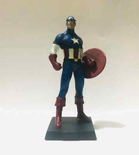 Captain America Figure Piombo Lead Capitan America Marvel 10 Cm in Box Come Foto
