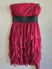 Abito formale vintage rosso XS