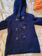 CAPPOTTO SARABANDA BIMBA 7 ANNI CON CAPPUCCIO COLORE BLU