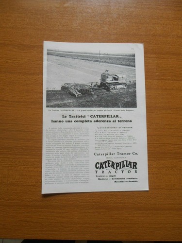 1932 trattrice caterpillar - caterpillar, a