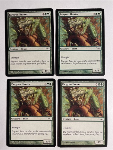 Mtg mirrodin fangren hunter - 4x,