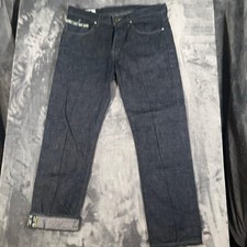 Jeans Nudi e Famosi Uomo 36 Indaco Selvedge Ragazzo Strano Duo Dinamico Batman Raw