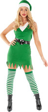 Costume Elfo Donna Natale -