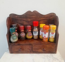 Mensola portaspezie in legno