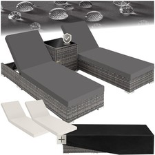 TecTake® Set 2 x Lettino