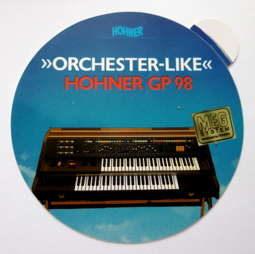 Adesivo pubblicitario hohner - adesivo,