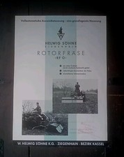 ROTORFRASE HELWIG SOHNE FRESA TRATTORI VINTAGE FATTORIA FORNITURE LANDMASCHINEN