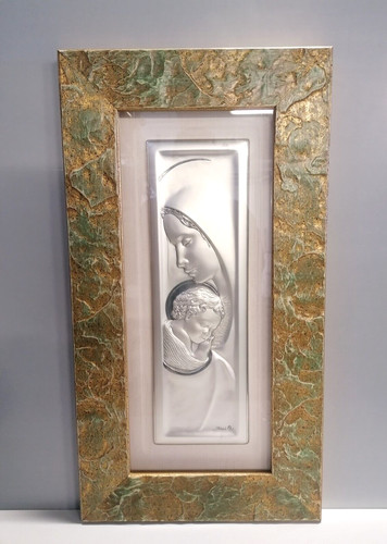 Icona quadro argento - icona, in