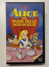 vhs Alice nel paese delle meraviglie - videocassetta Walt Disney VS 4050