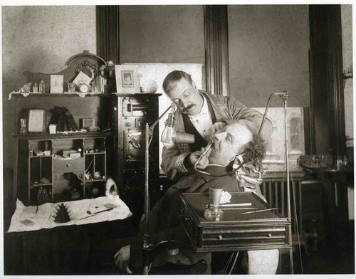 Dentista vintage old time - dentista,