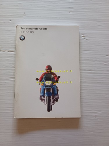 Bmw 1100 1997 manuale uso - bmw,