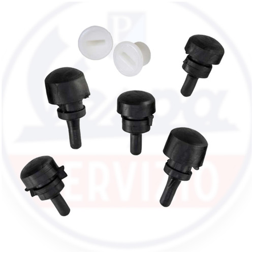 Kit gommini sportello motore - kit,