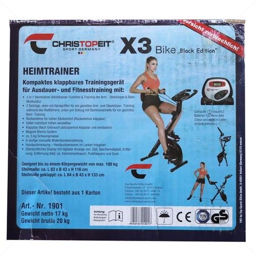Cyclette christopeit bike - x3,