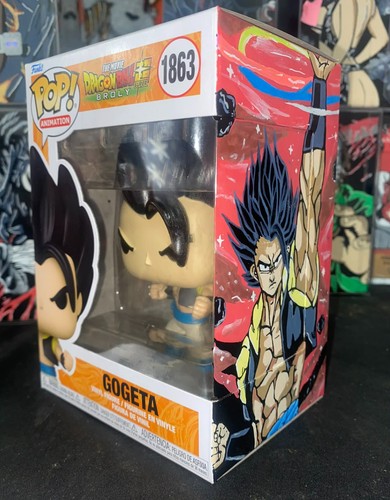 Gogeta funko pop con - glow, art
