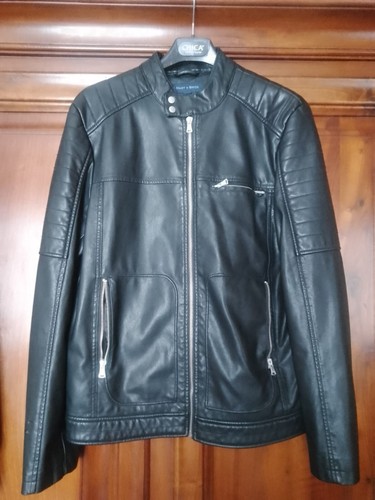 Giacca uomo ecopelle come - ecopelle,
